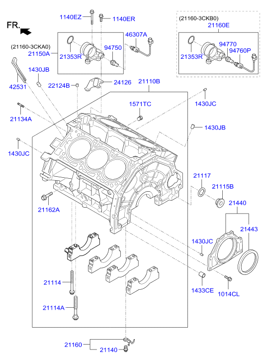 HAWTAI 214433C700 - Семеринг, колянов вал vvparts.bg