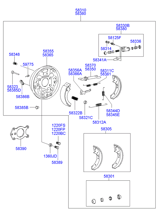 Hyundai 1220306161 - Винт, спирачен диск vvparts.bg