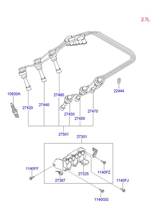 Daihatsu 18814-11051 - Plug assy - spark vvparts.bg