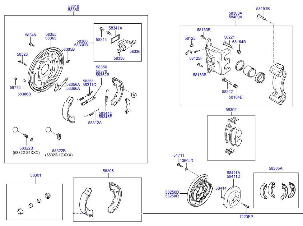 KIA 58330-25300 - Спирачно цилиндърче на колелото vvparts.bg