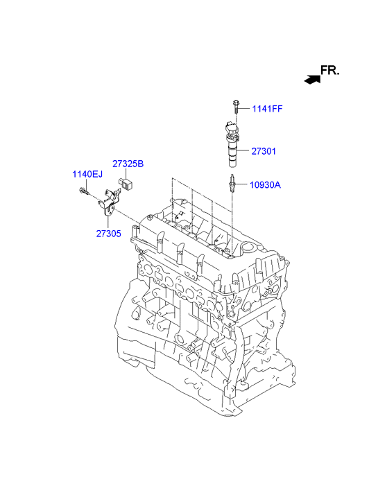 KIA 18845-11160 - Запалителна свещ vvparts.bg