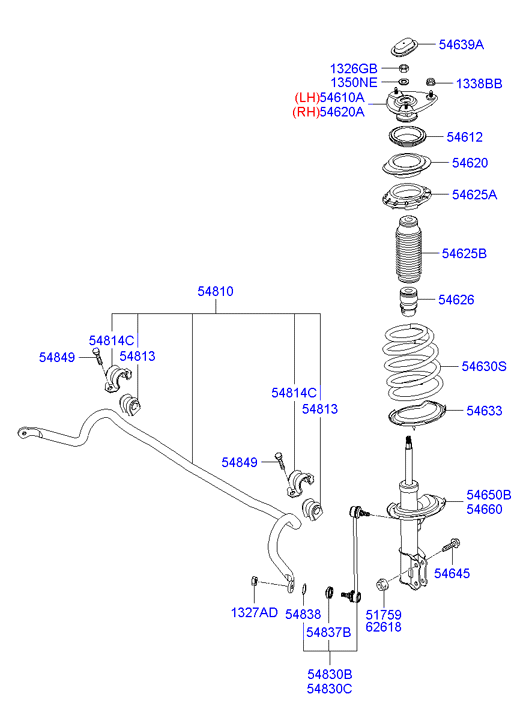 KIA 54840-1G000 - Биалета vvparts.bg