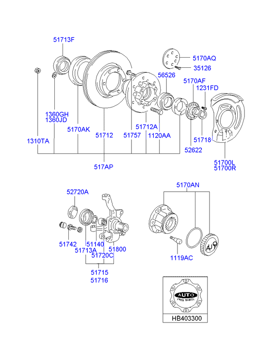 Hyundai HB403101 - Спирачен диск vvparts.bg