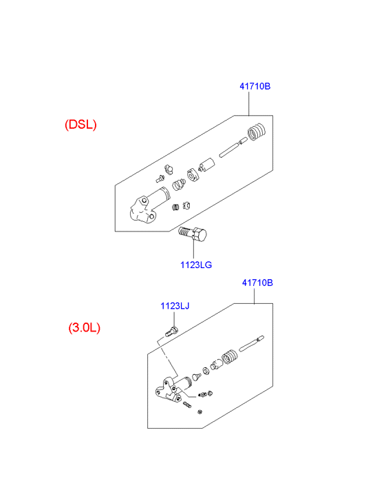 Mitsubishi HD711103 - Хидравлична помпа, активатор съединител vvparts.bg