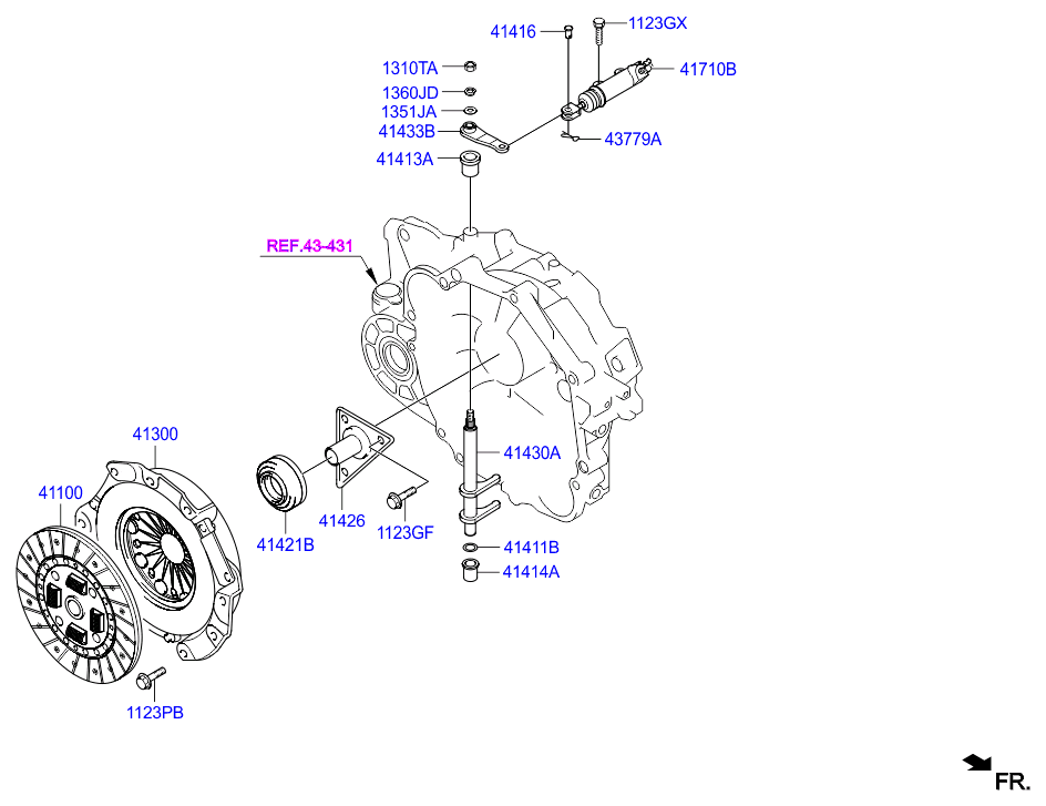 NISSAN 4130039295 - Притискателен диск vvparts.bg