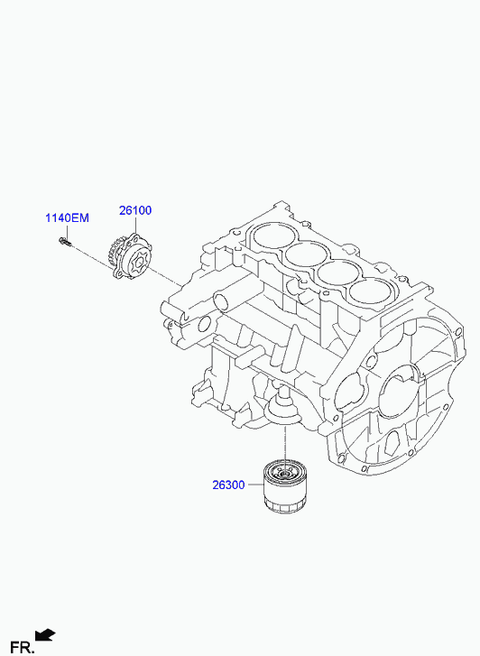 KIA 26300-02751 - Маслен филтър vvparts.bg