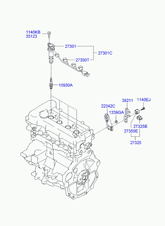 Hyundai 18855 08060 - Запалителна свещ vvparts.bg