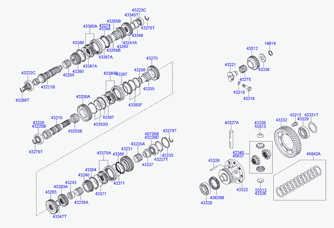 KIA 4322339040 - Полуоска vvparts.bg