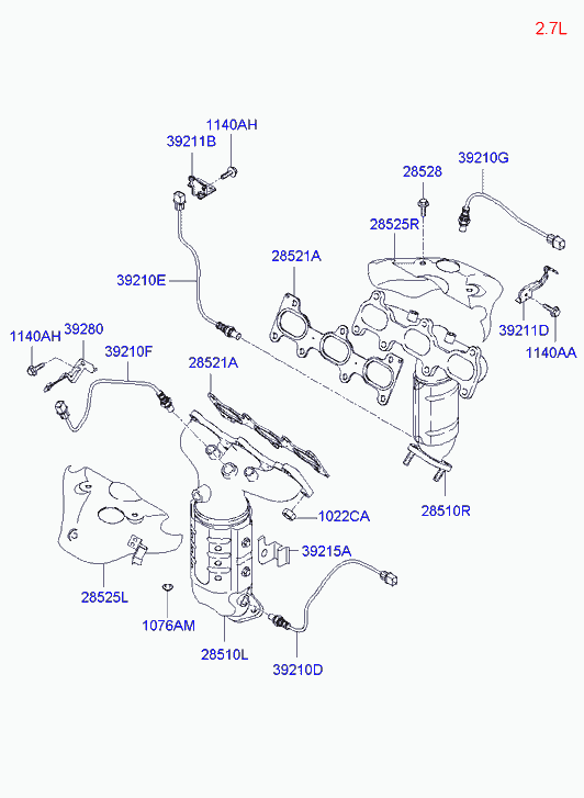 KIA 39210-37523 - Ламбда-сонда vvparts.bg