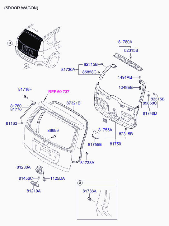 Hyundai 81780-2L000 - Газов амортисьор, багажно / товарно пространство vvparts.bg