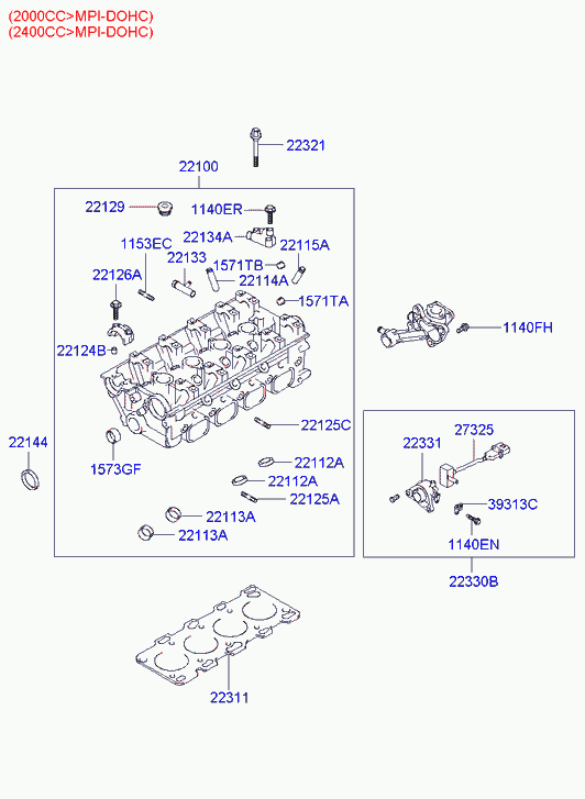 KIA 22144 39000 - Семеринг, колянов вал vvparts.bg