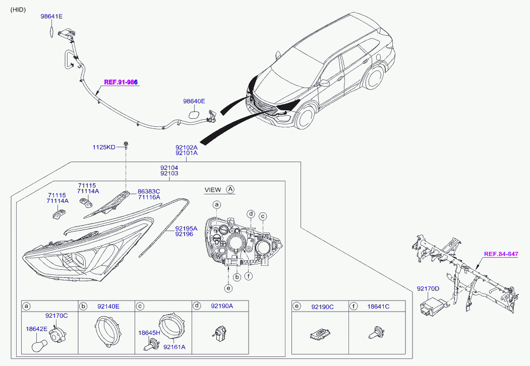 Hyundai 921613R010 - Крушка с нагреваема жичка, фар за движение през деня vvparts.bg