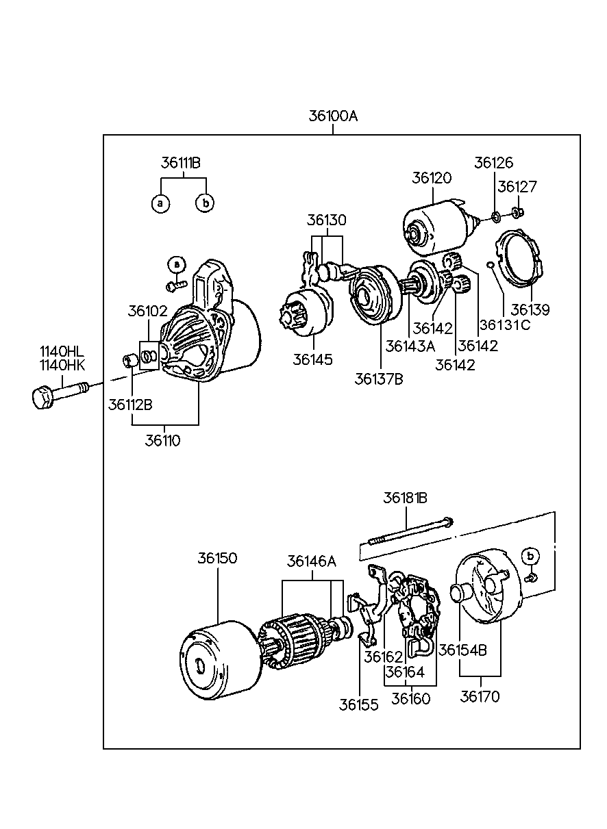 Buessing 36100-32630 - Стартер vvparts.bg