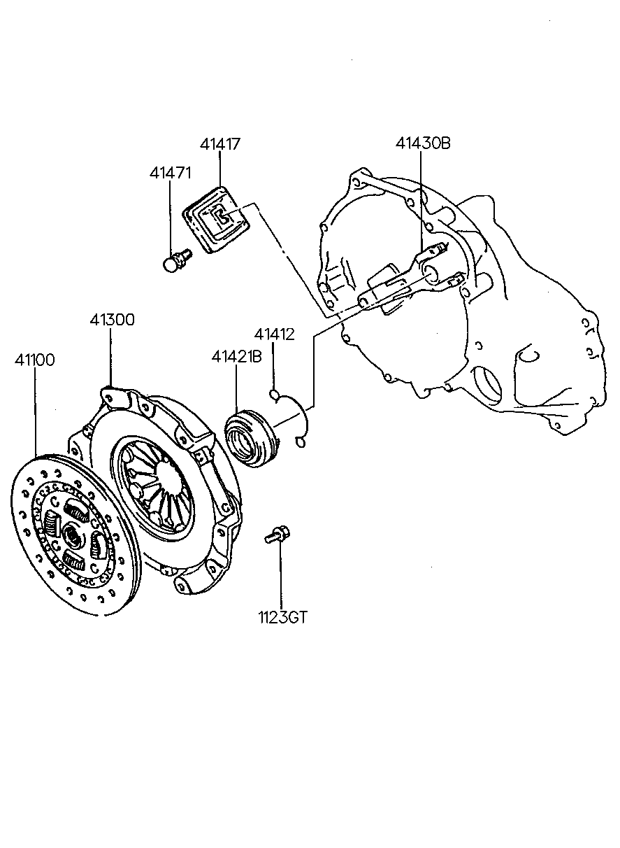 KIA 41421-36000 - Аксиален лагер vvparts.bg