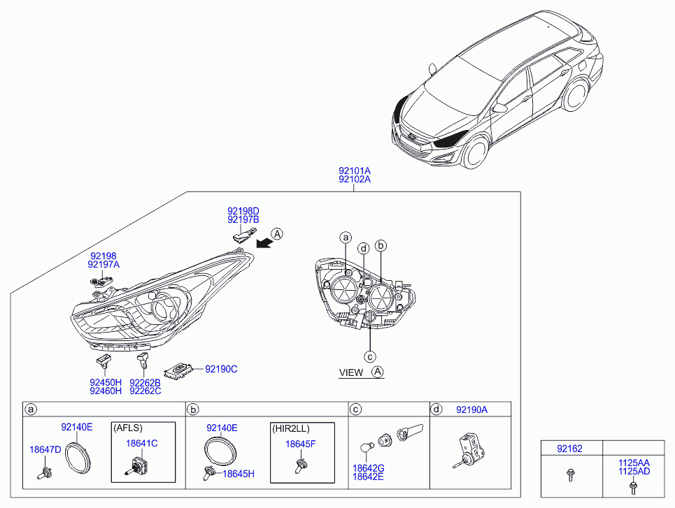 Hyundai 18647-55007-L - Крушка с нагреваема жичка, фар за мъгла vvparts.bg
