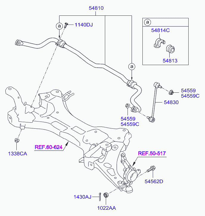 Hyundai 54830-3U000 - Биалета vvparts.bg