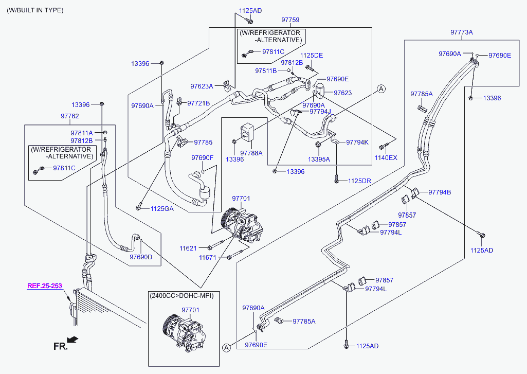 Hyundai 97701-2W050 - Компресор, климатизация vvparts.bg