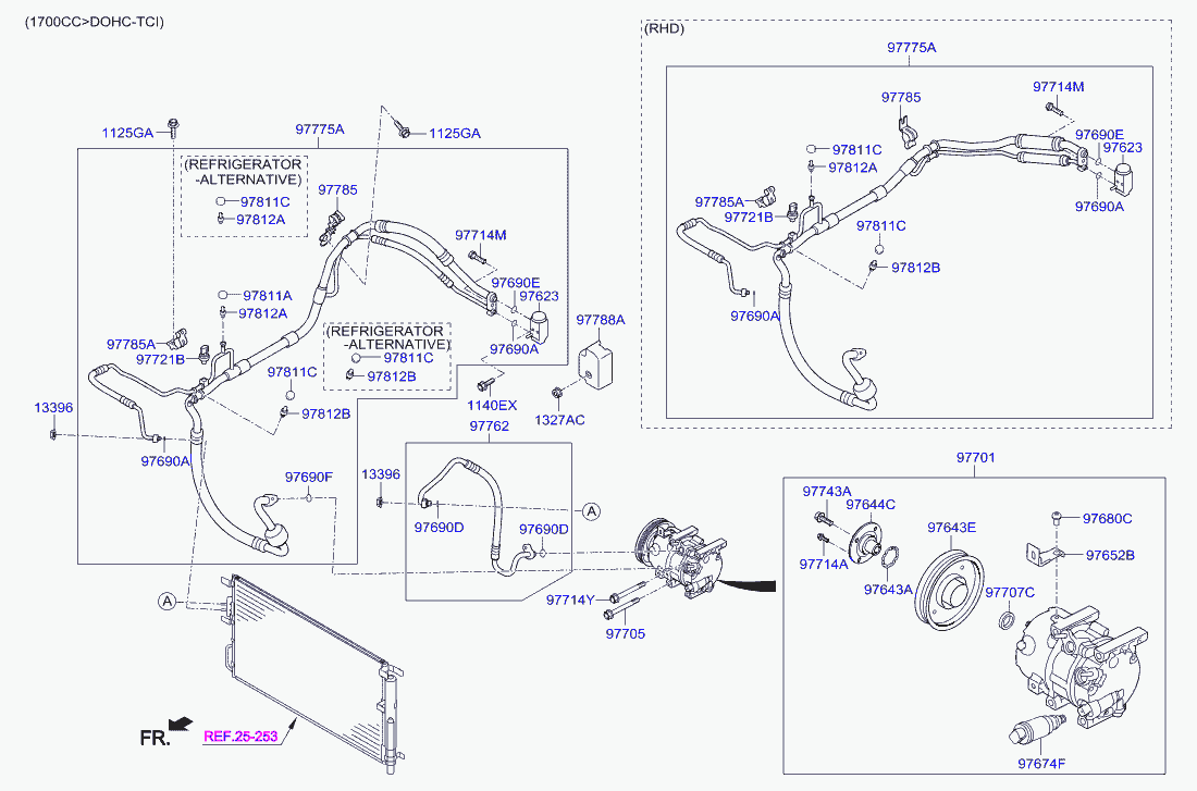 Hyundai 97701D7300 - Компресор, климатизация vvparts.bg