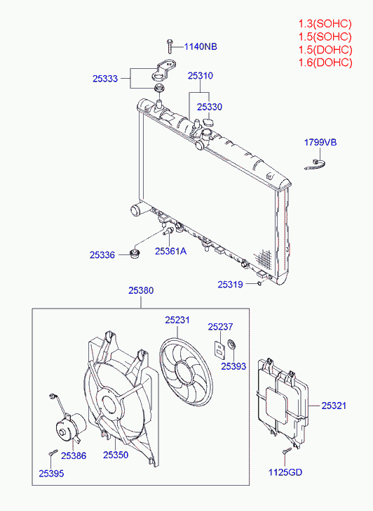 TOYOTA 2533033101 - Капачка, радиатор vvparts.bg