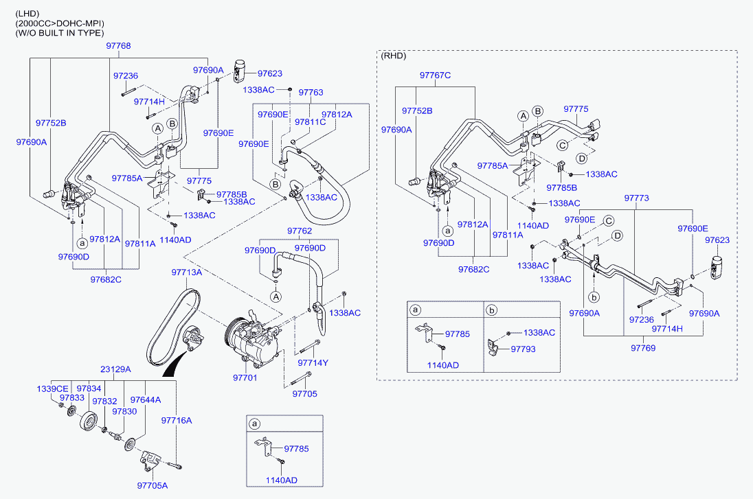 Hyundai 97706-29100 - Паразитна / водеща ролка, пистов ремък vvparts.bg