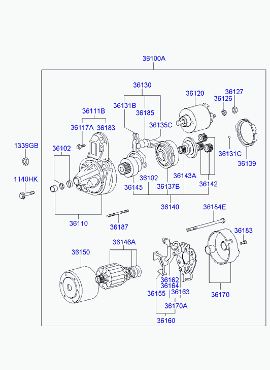 KIA 1339610007B - Ремонтен комплект, свързваща стабилизираща щанга vvparts.bg