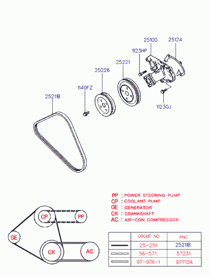 KIA 25100-02501 - Водна помпа vvparts.bg