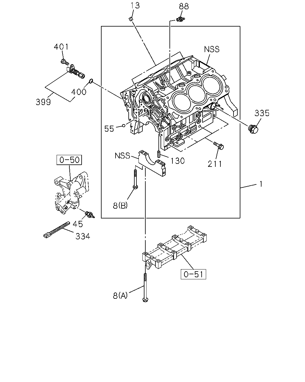 ISUZU 8 94312 940 0 - Датчик, налягане на маслото vvparts.bg