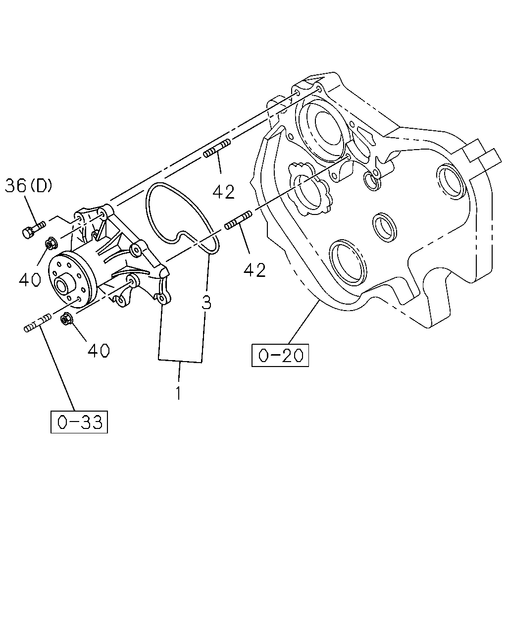 ISUZU 8.97167.554.0 - Водна помпа vvparts.bg