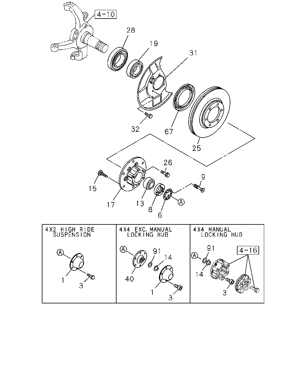 JAC 8-98036-593-0 - Комплект колесен лагер vvparts.bg