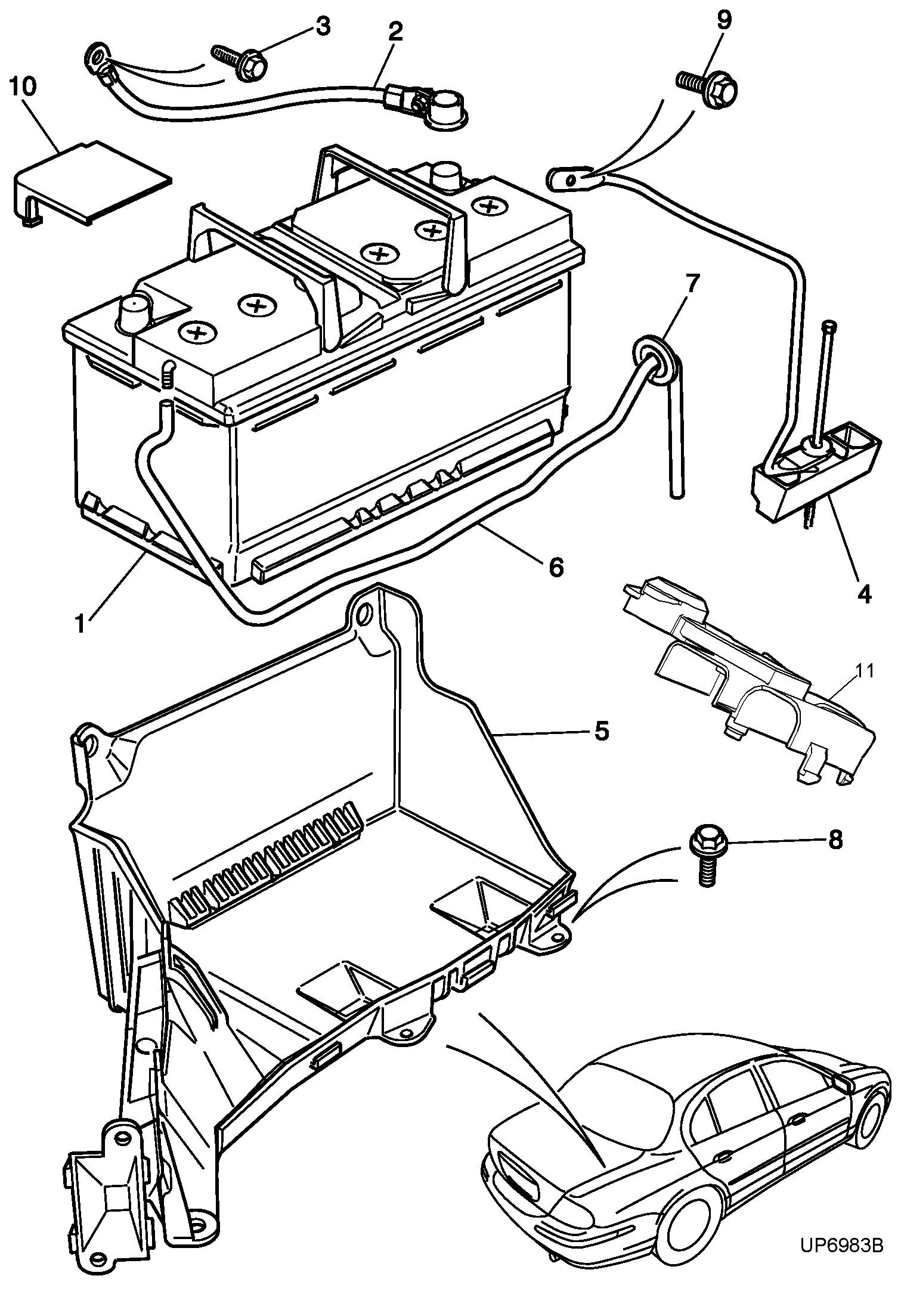 Jaguar LRA 1250AA - Стартов акумулатор vvparts.bg