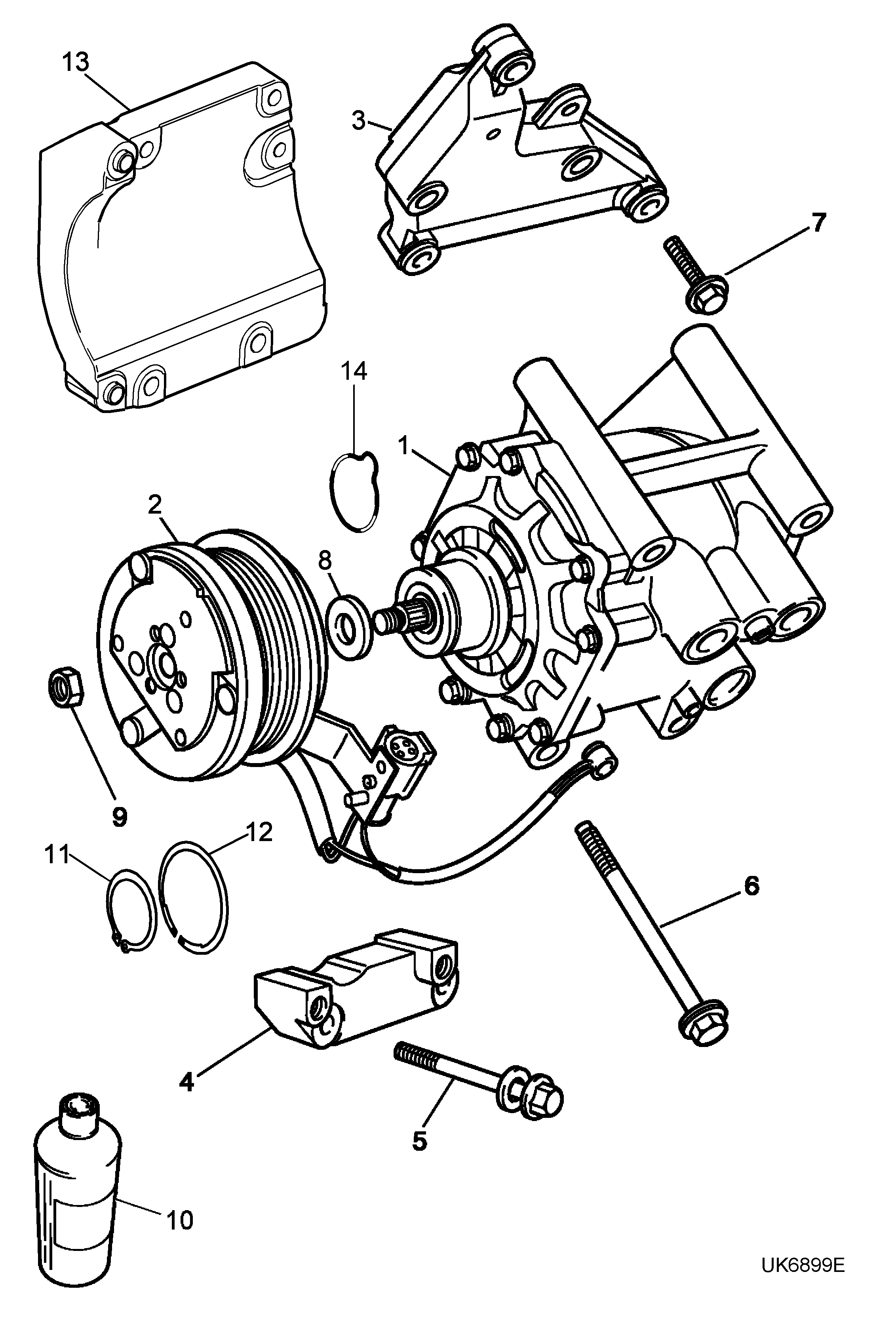 Volvo XR89203 - Compressor clutch vvparts.bg