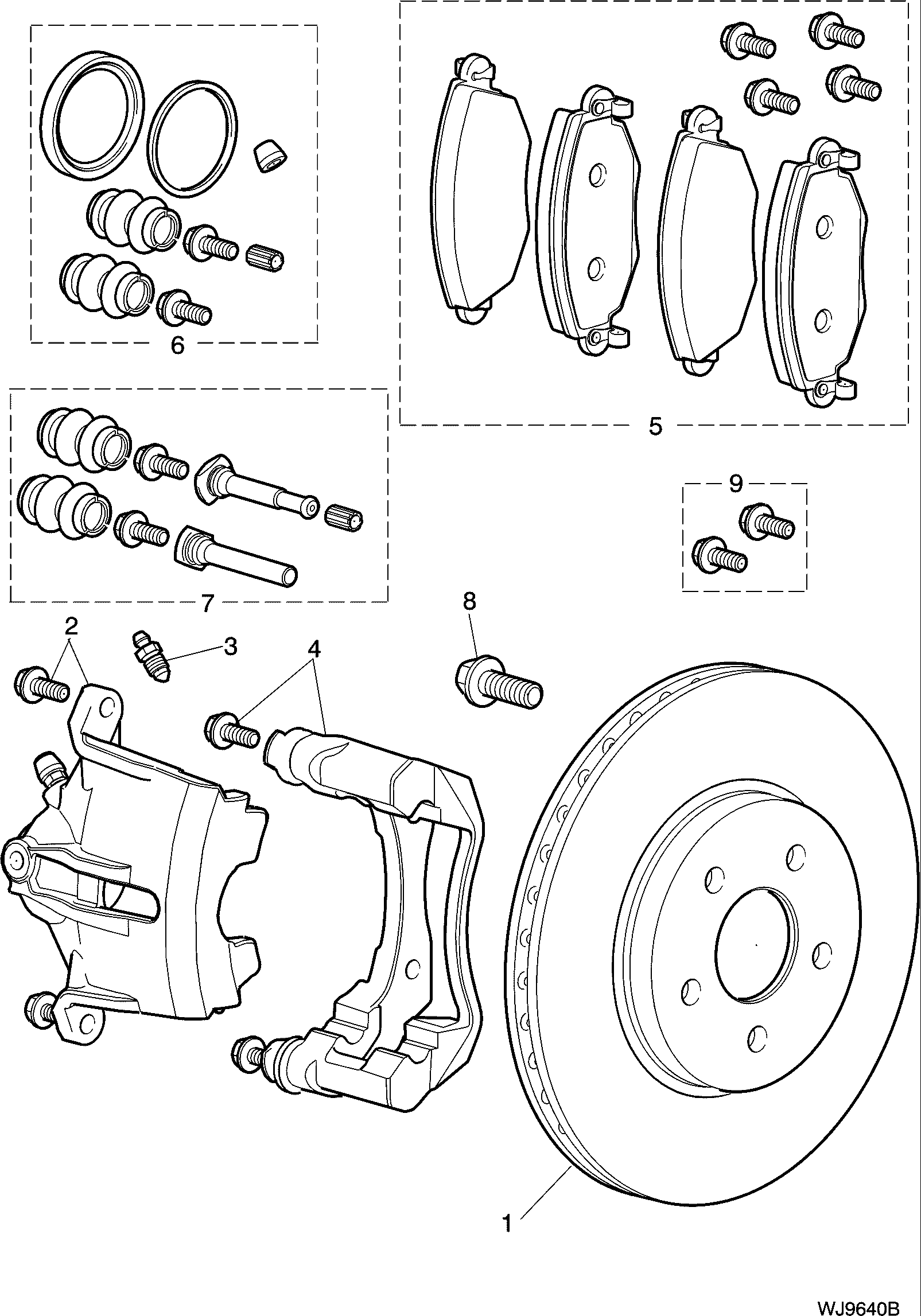 Jaguar C2S52079 - Комплект спирачно феродо, дискови спирачки vvparts.bg