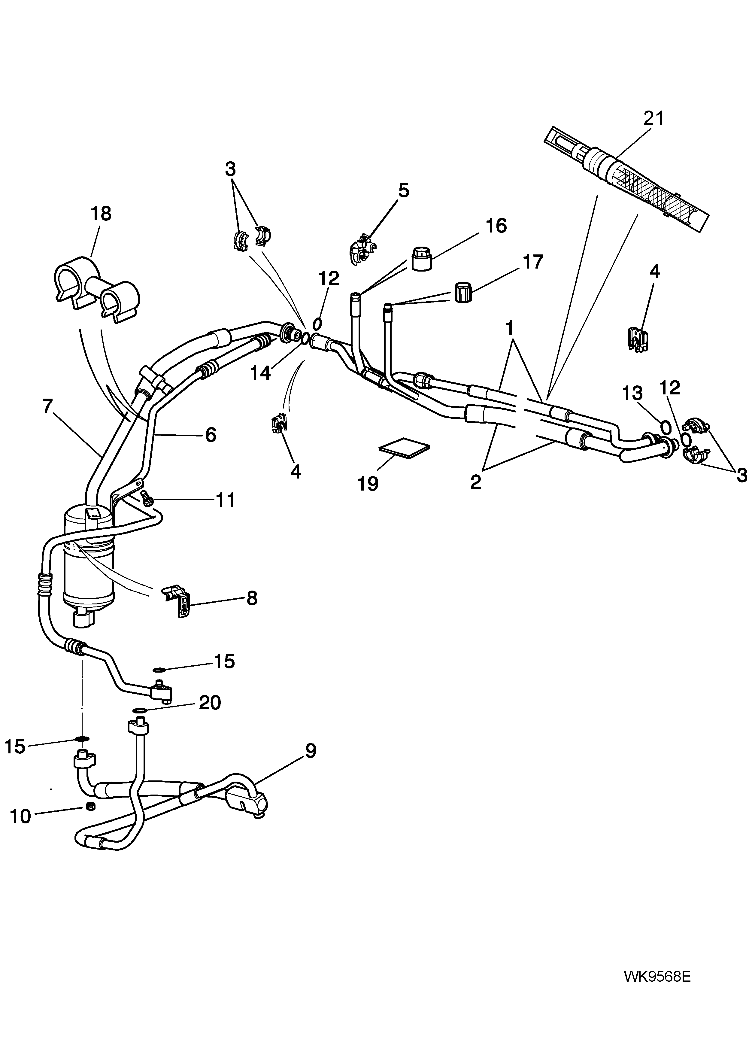 FORD C2S6013 - Изсушител, климатизация vvparts.bg