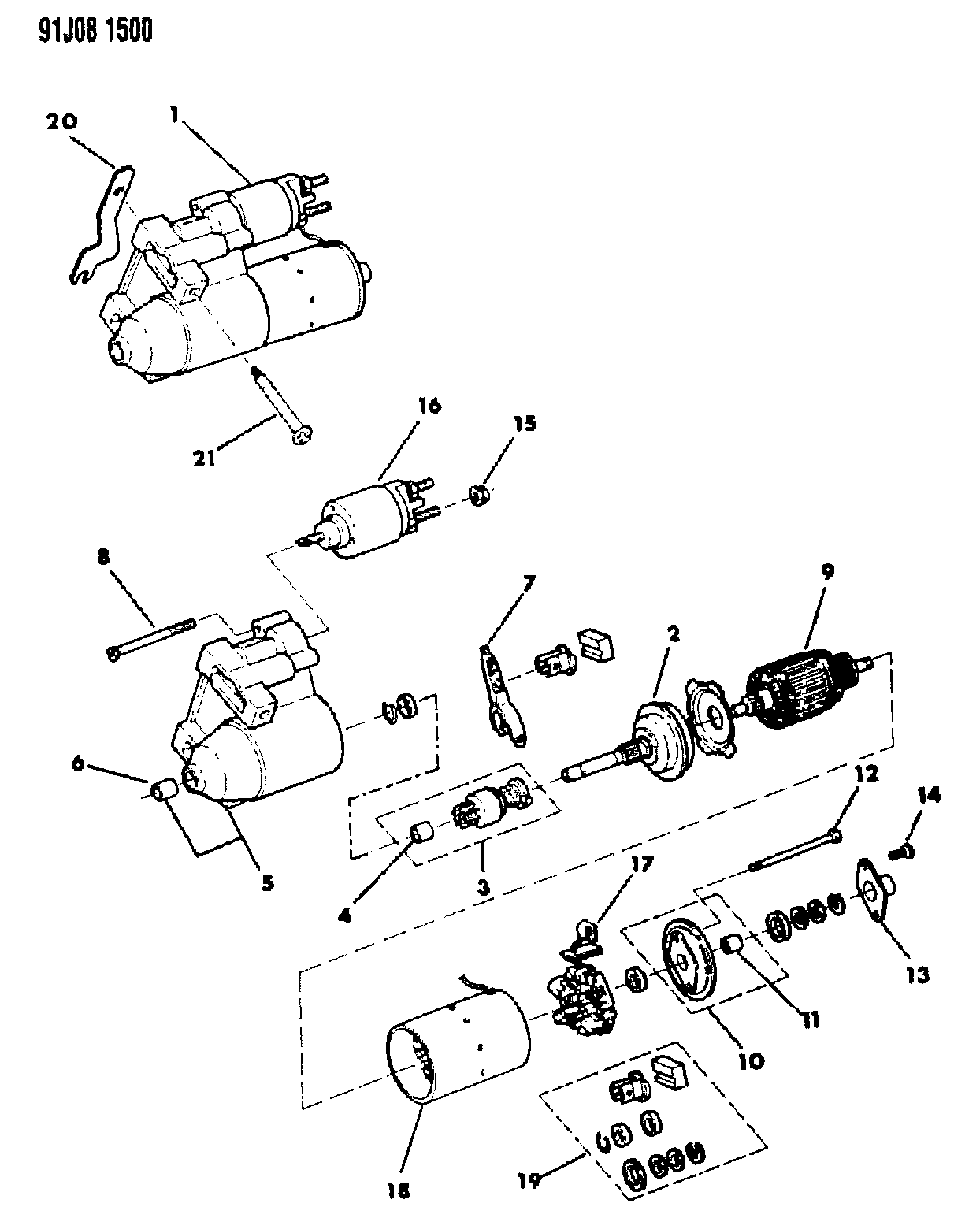 Chrysler JR77 5132 - Стартер vvparts.bg