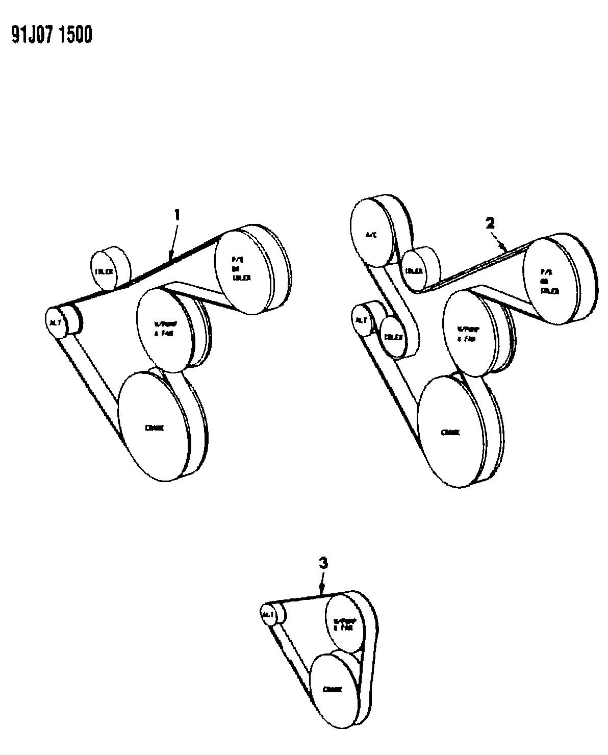 Jeep 5300 7595 - Пистов ремък vvparts.bg