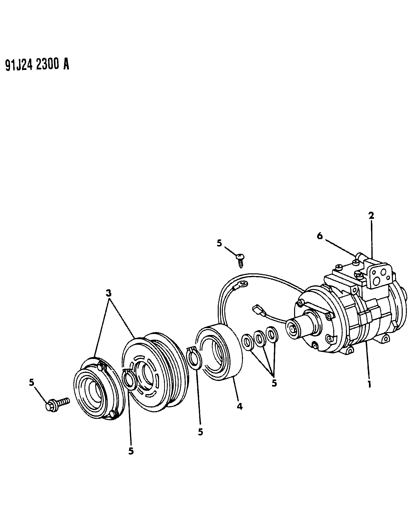 Jeep 472 0833 - Компресор, климатизация vvparts.bg