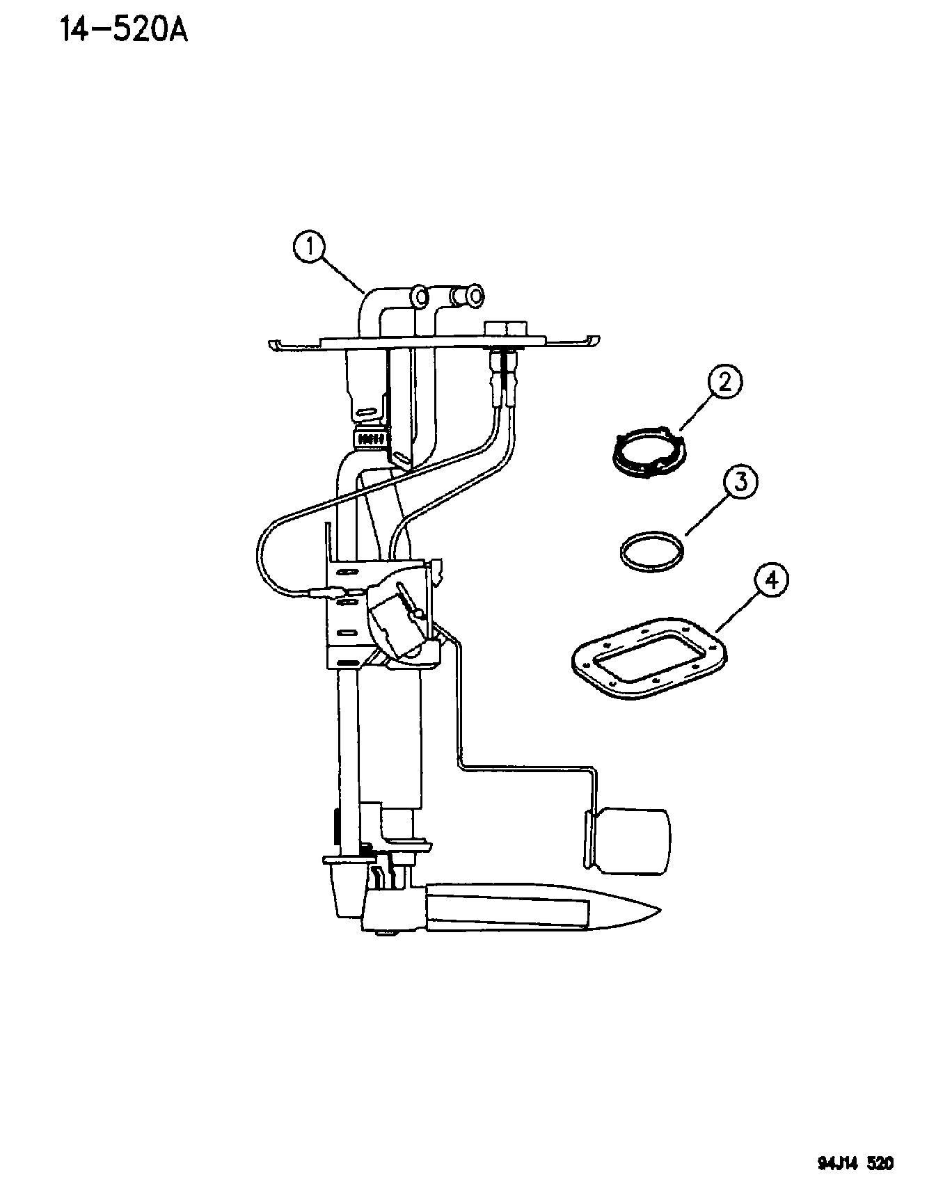 FIAT 5201 8390 - Горивопроводен модул (горивна помпа+сонда) vvparts.bg