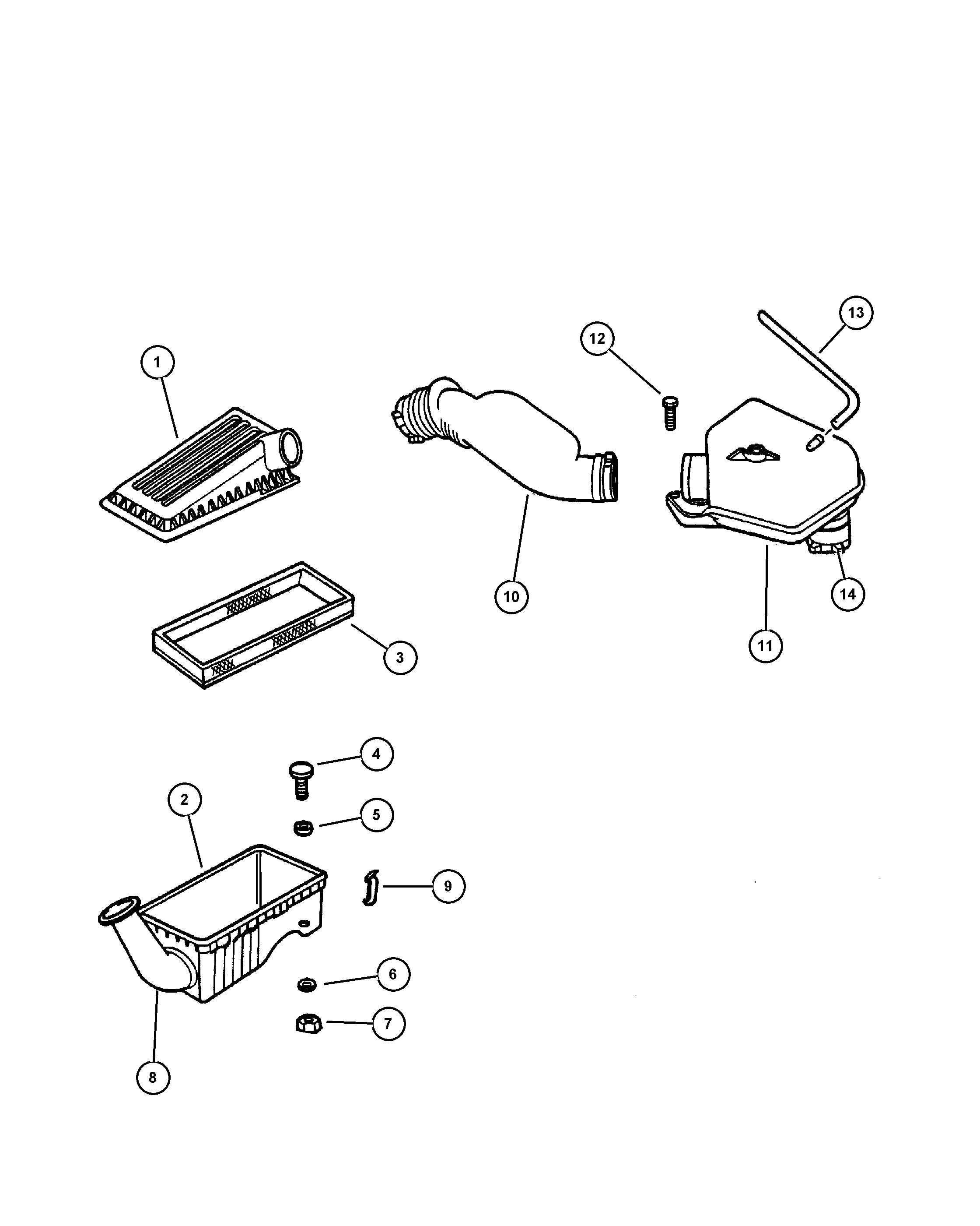 Chrysler 479 7777 - Въздушен филтър vvparts.bg