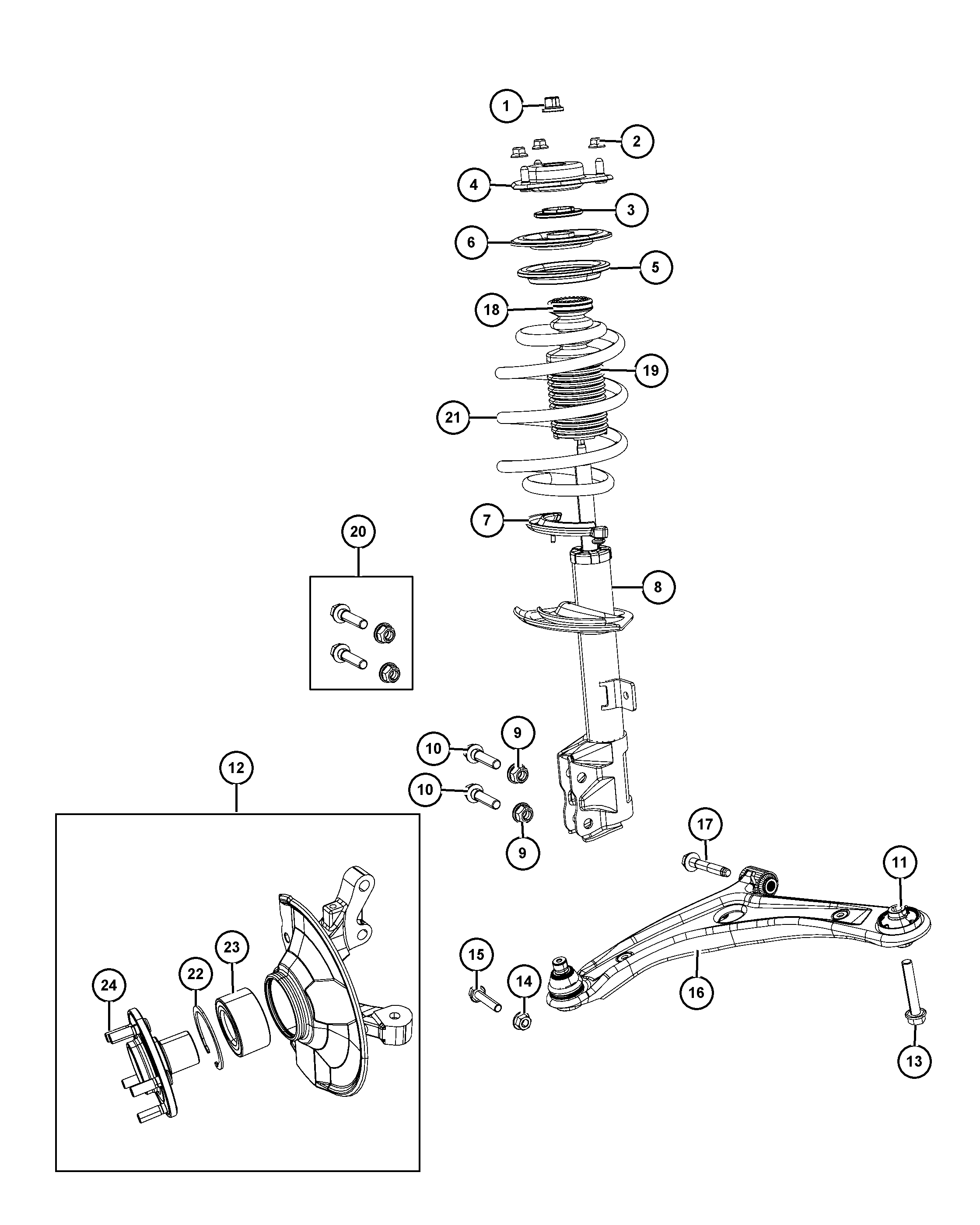 Chrysler 5171 132AC - Предпазна капачка / маншон, амортисьор vvparts.bg