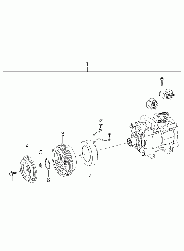 Hyundai 97701-3E200 - Компресор, климатизация vvparts.bg