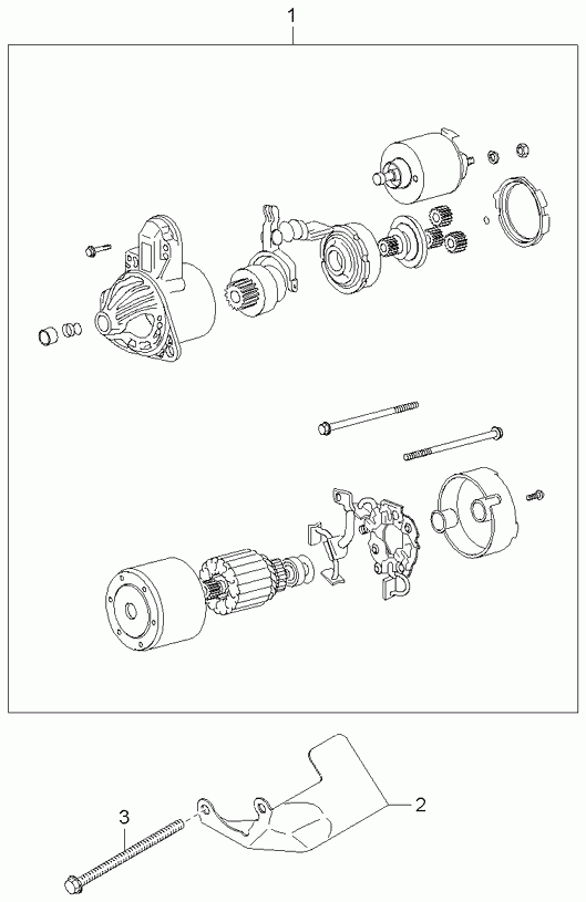 KIA 36100-35900 - Стартер vvparts.bg