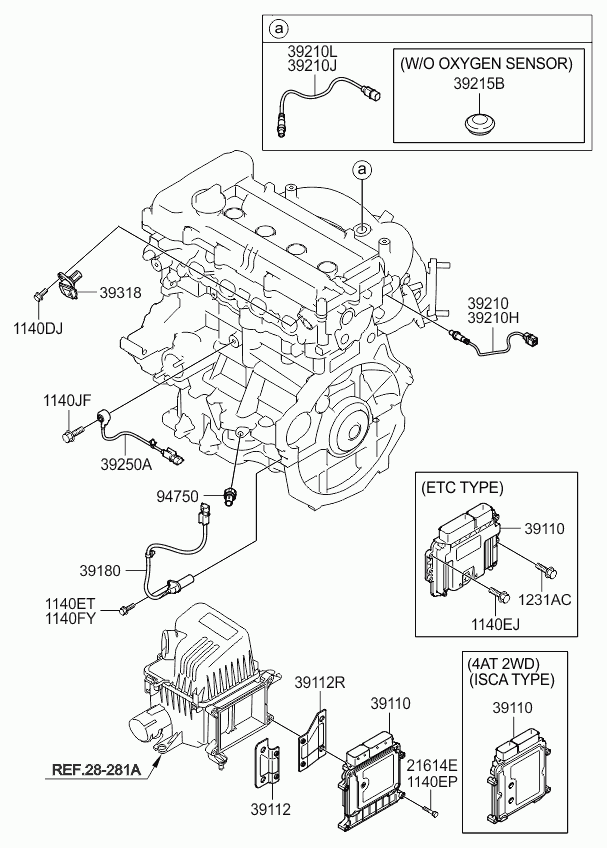 Hyundai 392102B130 - Ламбда-сонда vvparts.bg