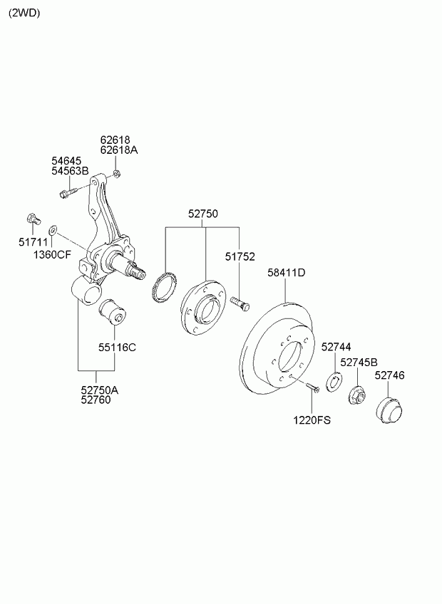 KIA (DYK) 5841139600 - Спирачен диск vvparts.bg