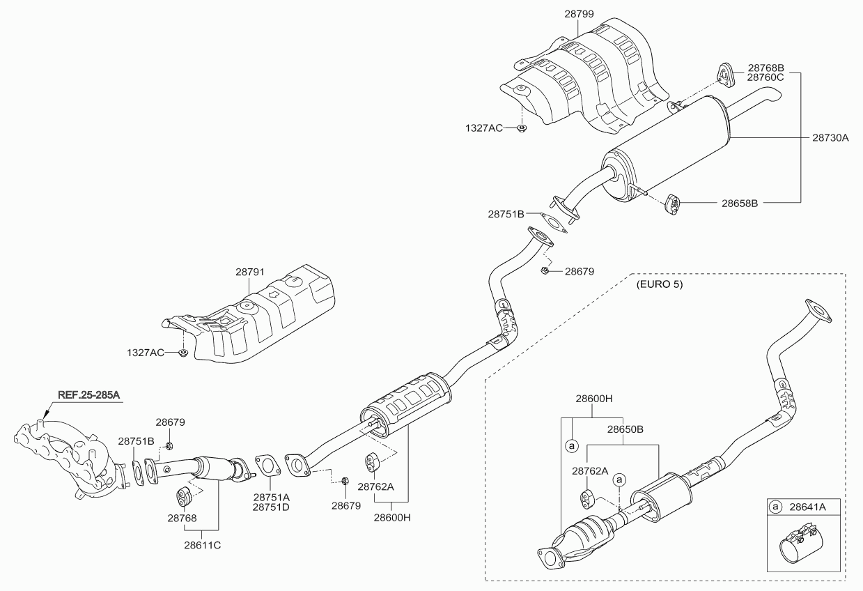 Hyundai 287104Y050 - Крайно гърне vvparts.bg