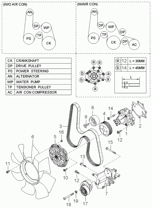 KIA 25100-4A-000 - Водна помпа vvparts.bg