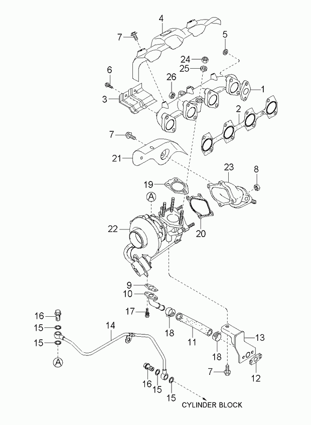 NISSAN 28200-4A101 - Турбина, принудително пълнене с въздух vvparts.bg