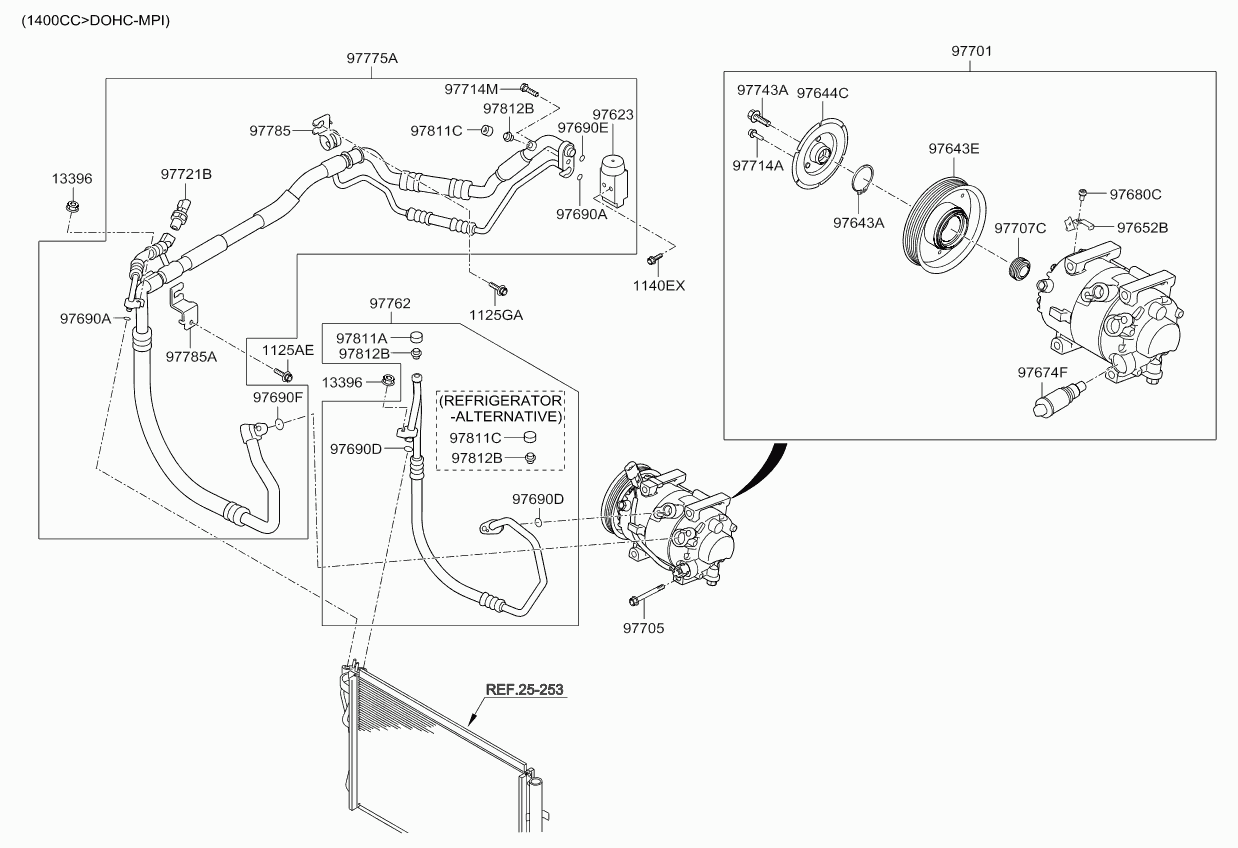 KIA 97701A6502 - Компресор, климатизация vvparts.bg