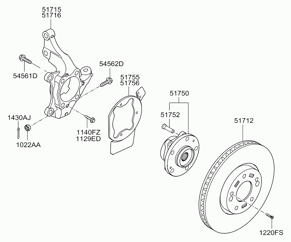 KIA 51712A6600 - Спирачен диск vvparts.bg