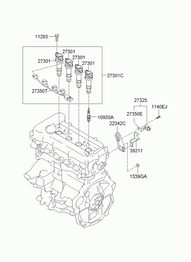 KIA 18854-09080 - Запалителна свещ vvparts.bg