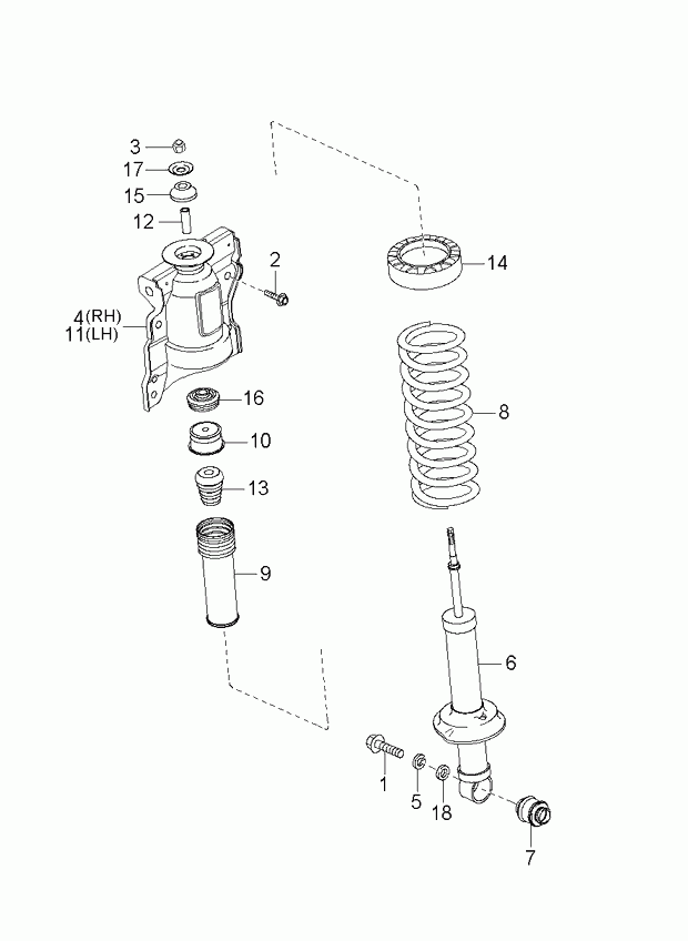 Chrysler 5534238000 - Тампон на макферсън vvparts.bg